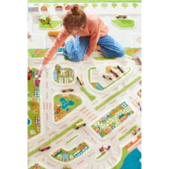 52.5"x71" Mini City 3D Play Rug - IVI -Barbie Store GUEST 6358d09e 28b1 40ba 8748 185841115f8b