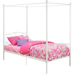 Twin Clara Metal Bed White - Room & Joy -Barbie Store GUEST 63fc5265 dea5 48d5 a36b 4239a7eb9b36