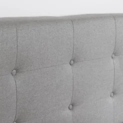 Dylane Upholstered Platform Bed And Headboard Pale Soft - South Shore -Barbie Store GUEST 63ff9275 687e 4903 91bc dc4196fd601f