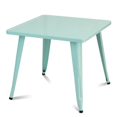Costway Kids Steel 27'' Square Table Children Play Learn Activity Table Indoor Outdoor 12 Costway Kids Steel 27'' Square Table Children Play Learn Activity Table Indoor Outdoor - Image 10