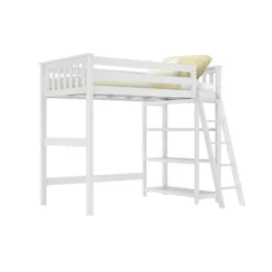 Max & Lily Twin-Size High Loft Bed With Bookcase 18 Max & Lily Twin-Size High Loft Bed With Bookcase -Barbie Store GUEST 640fd18f 1e71 4f49 b5d6 a387c46355f4