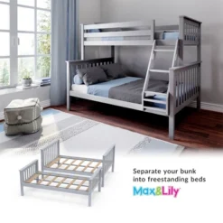 Max & Lily Twin Over Full Bunk Bed -Barbie Store GUEST 6894ef51 53b4 4f5c ba65 9f48a7cb9e5d