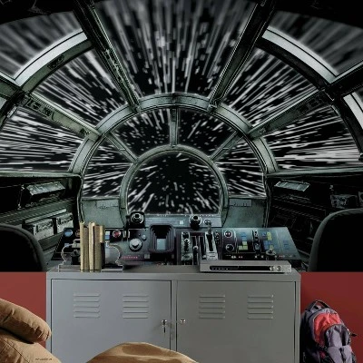 Star Wars Millennium Falcon Peel And Stick Wall Mural - RoomMates 4 Star Wars Millennium Falcon Peel And Stick Wall Mural - RoomMates - Image 2