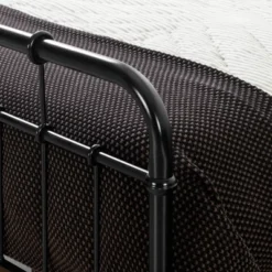 Twin Hankel Metal Platform Bed With Headboard And Footboard Pure Black - South Shore -Barbie Store GUEST 6bae7f8c 5399 4a57 b3ba 4ed435c0ec20