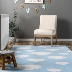 NuLOOM Lilia Machine Washable Kids Cloud Area Rug -Barbie Store GUEST 6fa1f6ff 84d9 4d33 9ee1 7098e9eb54fc