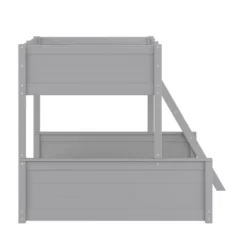 Twin Over Full Capri Wood Bunk Bed Gray - Hillsdale Furniture -Barbie Store GUEST 6ff80899 ed65 4b5a 9a12 b5d0504a335c
