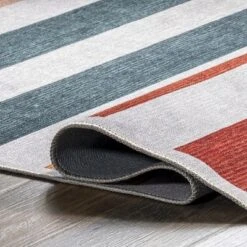 NuLOOM Colorful Striped Machine Washable Kids Area Rug -Barbie Store GUEST 702d2b46 f16a 4f29 911c 64072e9948d1