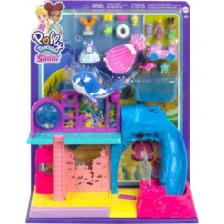 Polly Pocket Pollyville Aquarium Starring Shani Playset With 2 Dolls -Barbie Store GUEST 70a88469 c935 4412 b5c6 7edc650257a6
