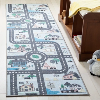 Kids Playhouse KPH232 Power Loomed Area Rug - Safavieh 3 Kids Playhouse KPH232 Power Loomed Area Rug - Safavieh
