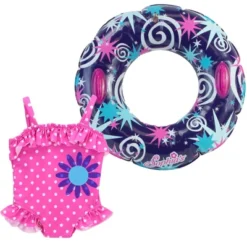 Sophia’s Ruffle Polka Dot Bathing Suit & Inner Tube Set For 18” Dolls, Hot Pink -Barbie Store GUEST 7235f644 55b5 44d5 8259 442949151680