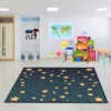 Deerlux 6 Ft. Social Distancing Colorful Kids Classroom Seating Area Rug, Starry Sky Design -Barbie Store GUEST 72478900 dd0b 48ba 806f f7f6b0f8d3f9