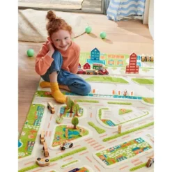 52.5"x71" Mini City 3D Play Rug - IVI -Barbie Store GUEST 730b235e 97a3 447d 9e10 6e6fd789a58a