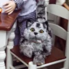 The Queen's Treasures 18 Inch Doll Pet Realistic Grey Striped Kitty Cat -Barbie Store GUEST 732bcec9 819b 4c83 9367 b5b51a26a3a4