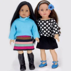 Sophia’s 9 Piece Winter Set For 18" Dolls, Blue/Black -Barbie Store GUEST 73367a23 d062 48f1 9e38 57add66e1532