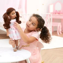 Sophia’s Stripe Party Dress And Sandals For 18" Dolls, Pink/White -Barbie Store GUEST 73efc5c2 90a9 48ce a9be 9a33d2778d79