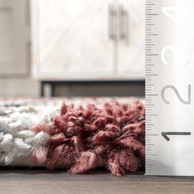 NuLOOM Henley ZigZag Kids Shag Area Rug 4 NuLOOM Henley ZigZag Kids Shag Area Rug - Image 2