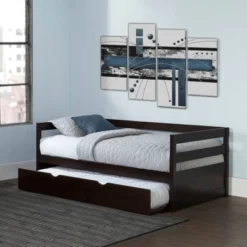 Twin Kids' Caspian Daybed With Trundle Chocolate - Hillsdale Furniture -Barbie Store GUEST 74c25537 1c65 48b1 b563 40f3afc8727f
