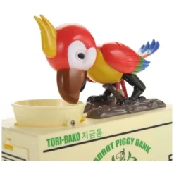 Insten Parrot Piggy Bank Robotic Coin Munching Toy Money Box, Red, 6.6x6.5 Inches -Barbie Store GUEST 758b0852 c657 41f8 9fa4 de12394d5c99