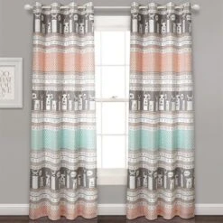 52"x84" Set Of 2 Llama Striped Room Darkening Curtain Panels - Lush Décor 9 52"x84" Set Of 2 Llama Striped Room Darkening Curtain Panels - Lush Décor -Barbie Store GUEST 758c3577 ddaf 438e 80c5 d003e3376a54