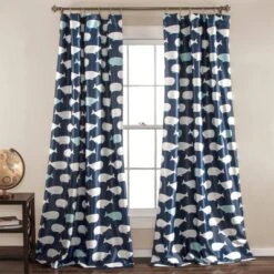 Whale Window Curtain - Lush Décor -Barbie Store GUEST 7621be93 4f30 422f bb4c 933e08718ea7