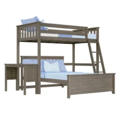 Max & Lily L-Shaped Twin Over Full Bunk Bed With Desk -Barbie Store GUEST 76434c21 43df 40ed 8698 847b705cc55f
