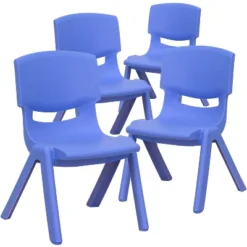Flash Furniture 4 Pack Plastic Stackable School Chairs With 10.5" Seat Height -Barbie Store GUEST 77d32bdf 6dd2 4ab0 a29e b4ab400b0442 1