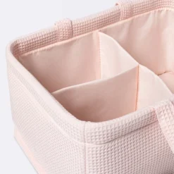 Waffle Weave Rectangular Diaper Caddy With Handles - Cloud Island™ -Barbie Store GUEST 78ca9759 37a8 4da2 a129 7003d1d4e7fe
