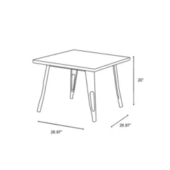 Harper & Hudson Kids' Metal Activity Table - ACEssentials -Barbie Store GUEST 79414961 914b 4cc1 8475 aea26f711c9d