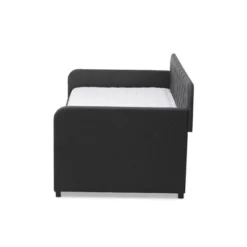 Twin Camelia Fabric Upholstered Button Tufted Sofa Daybed Gray - Baxton Studio 11 Twin Camelia Fabric Upholstered Button Tufted Sofa Daybed Gray - Baxton Studio -Barbie Store GUEST 7afa7d3f ca00 4b1b 89be f6cbed927c03