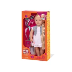 Our Generation Phoebe With Hair Clips & Styling Book 18" Hair Grow Doll -Barbie Store GUEST 7b04ba40 5095 4b65 8091 051791e5a10c