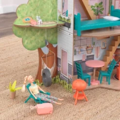 Kidkraft Backyard Cookout Wooden Dollhouse With 16 Play Furniture Accessories -Barbie Store GUEST 7c1852ed 3aa9 484c a7da 5994a7e84e1b