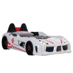 Twin Tarryton Car Bed With LED Lights And Sound - MiBasics -Barbie Store GUEST 7c55a482 4f13 47bb 8b15 ea60962460cc