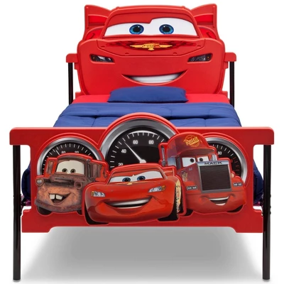 Twin Disney Pixar Cars Plastic 3D Bed - Delta Children 7 Twin Disney Pixar Cars Plastic 3D Bed - Delta Children - Image 5