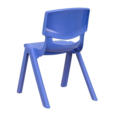 Flash Furniture 4 Pack Plastic Stackable School Chair With 12'' Seat Height 8 Flash Furniture 4 Pack Plastic Stackable School Chair With 12'' Seat Height - Image 6