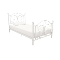 Twin Kids' Bombay Metal Bed White - Room & Joy -Barbie Store GUEST 7eadabe9 f2bf 4c83 b909 8c85d545727c