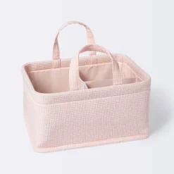 Waffle Weave Rectangular Diaper Caddy With Handles - Cloud Island™ -Barbie Store GUEST 7eb0dfca 2498 43ae afe7 6520e63581c9