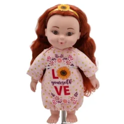 Positively Perfect 14" Lola Toddler Doll - Brown Hair/Brown Eyes