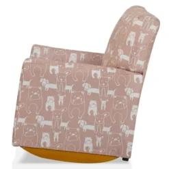 Tonai Animal Print Kids' Rocking Chair Pink - HOMES: Inside + Out 12 Tonai Animal Print Kids' Rocking Chair Pink - HOMES: Inside + Out -Barbie Store GUEST 800a9bb9 047c 401c bb1c cb39d81aef3b