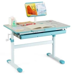 Costway Height-Adjustable Kids Desk Children Study Table With Tilt Desktop & Book Stand Blue/Pink 20 Costway Height-Adjustable Kids Desk Children Study Table With Tilt Desktop & Book Stand Blue/Pink -Barbie Store GUEST 8022d48a c1d1 4b5a 9344 14eb8fdbf84e