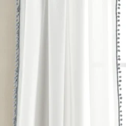 Pom Pom Window Curtain Panel - Lush Décor -Barbie Store GUEST 8039458e 04f2 4d06 9d14 e7774786c21b