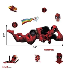 Deadpool Wall Decal - Decalcomania -Barbie Store GUEST 82245024 8a6d 4565 b9d8 139e2524dc29