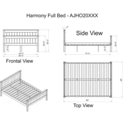 Full Harmony Bed - Bolton Furniture -Barbie Store GUEST 82cb88b1 a0b8 4e1e 8e40 39e162f905b8