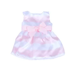 Sophia’s Stripe Party Dress And Sandals For 18" Dolls, Pink/White -Barbie Store GUEST 84f37df2 7b5a 4224 ad7c ca9d78b73221