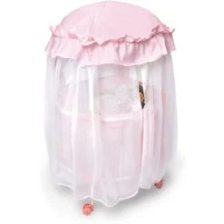 Badger Basket Royal Pavilion Round Doll Crib -Barbie Store GUEST 850274f7 4a6d 48fd abf7 b2278a6ede1c