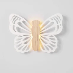 Butterfly Wood Lit Kids' Wall Decor Cream - Pillowfort™ -Barbie Store GUEST 854d9d30 8784 44c0 8ca3 55d8d9c0bc7f