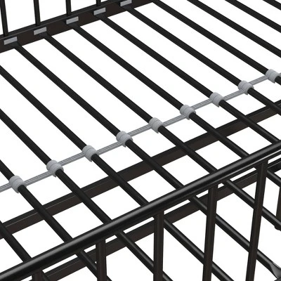 Twin Kaila Metal Loft Bed Black - Room & Joy 11 Twin Kaila Metal Loft Bed Black - Room & Joy - Image 9