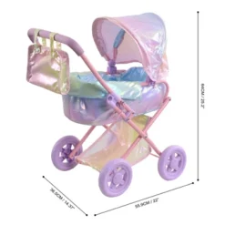 Olivia's Little World Baby Doll Stroller Buggy Pram Iridescent Color OL-00017 -Barbie Store GUEST 87627344 6c4d 462d b11b 2b8992888464