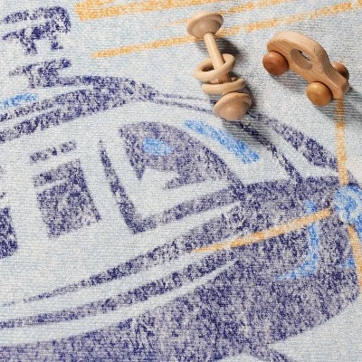 World Traveler Playful Helicopter Kids Playroom Indoor Area Rug By Blue Nile Mills 6 World Traveler Playful Helicopter Kids Playroom Indoor Area Rug By Blue Nile Mills - Image 4