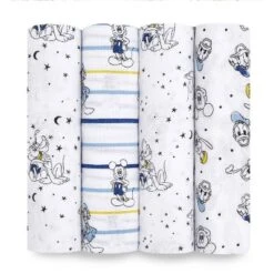 Aden By Aden + Anais Muslin Swaddle Blankets Disney - 4pk -Barbie Store GUEST 888dc6d7 687b 4daa 8db2 ff96be08d916