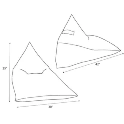 Triangle Lounge Kids’ Chair - Pillowfort™ -Barbie Store GUEST 8a0c4c85 7960 4d15 b36c b9e388edfa05